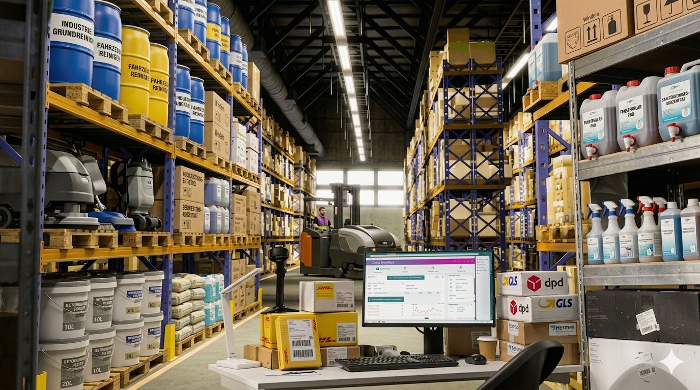 Ausgestatteter Waschraum